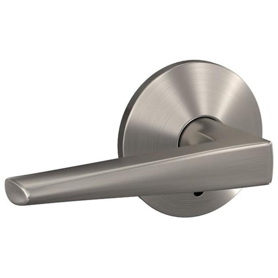 Schlage FC172ELR619KIN Custom Eller Non-Turning Two-Sided Dummy Door Lever Set - Nickel