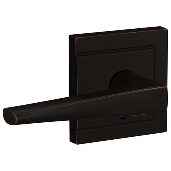 Schlage FC172ELR716ULD Custom Eller Non-Turning Two-Sided Dummy Door Lever Set - Bronze