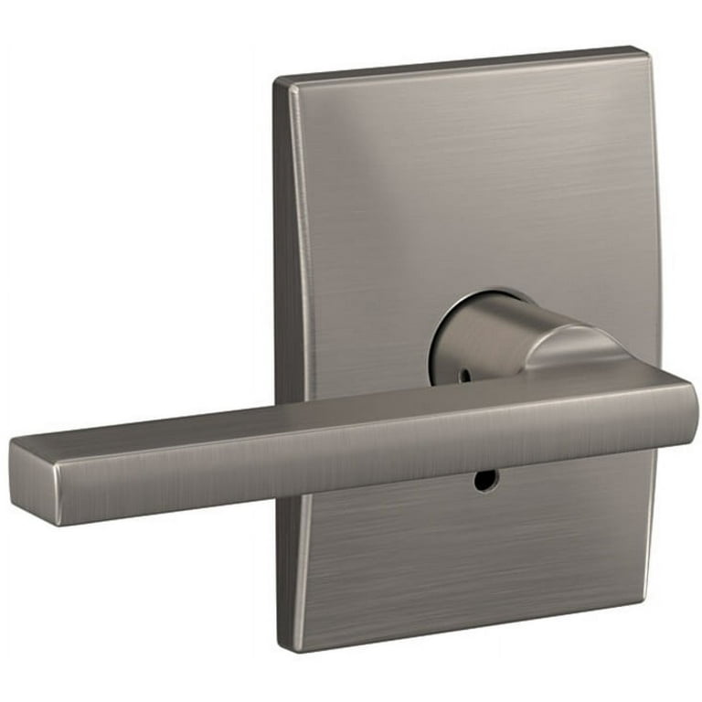 Custom Latitude Satin Nickel Century Trim Dummy Door Lever (2-pack) Custom Latitude Satin Nickel Century Trim Dummy Door Lever (2-pack)