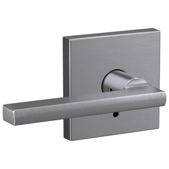 Schlage FC172LAT626COL Custom Latitude Non-Turning Two-Sided Dummy Door Lever Set - Chrome
