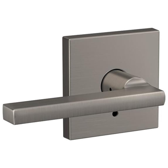Schlage Custom Latitude Non-Turning Lever with Collins Trim