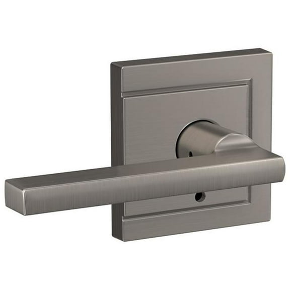 Schlage Fc172-Lat-Uld Custom Latitude Non-Turning Two-Sided Dummy Door Lever Set - Nickel