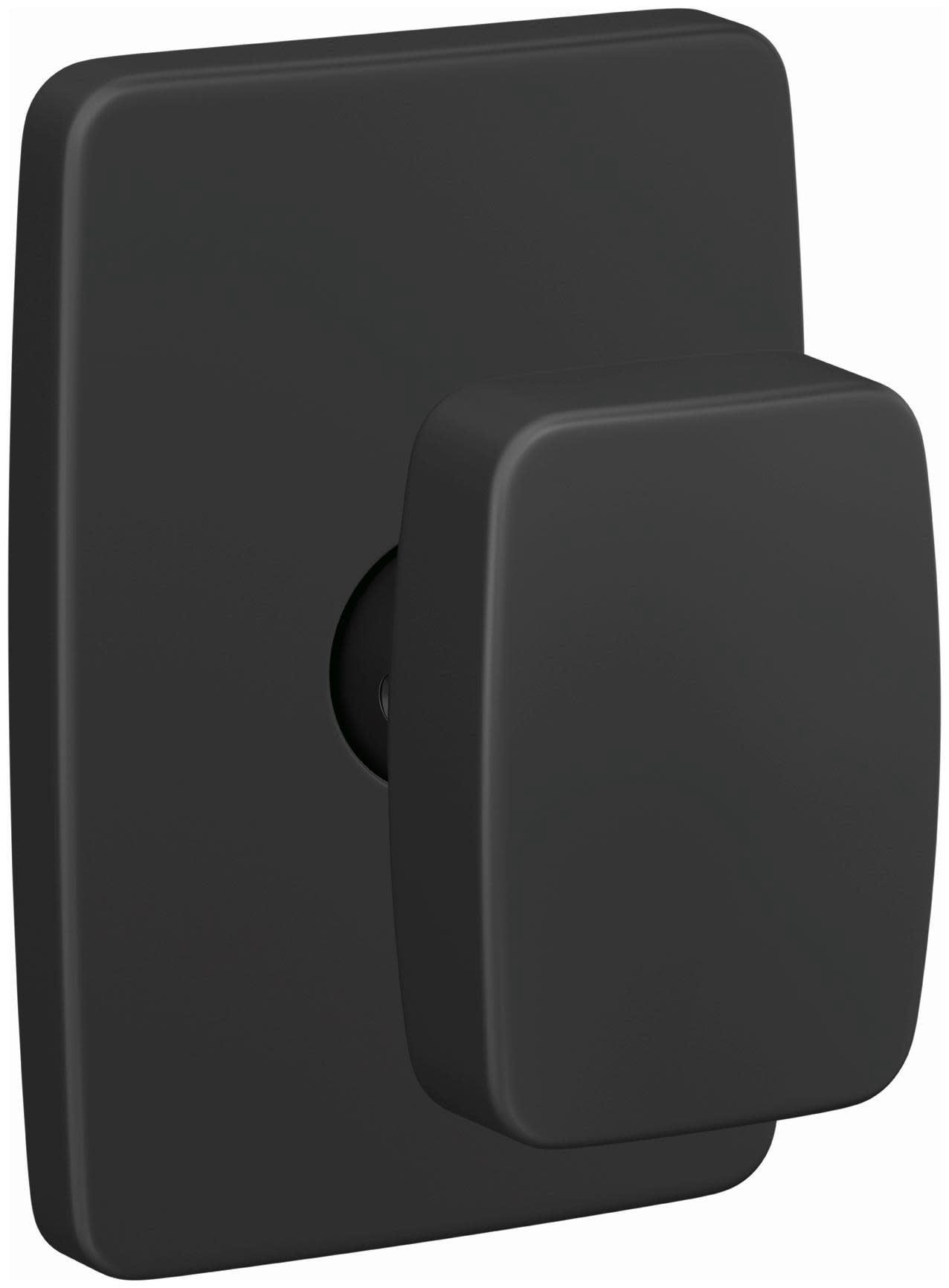 Schlage FC172NIX622GEE Custom Nixon Non-Turning Two-Sided Dummy Door Knob Set - Black