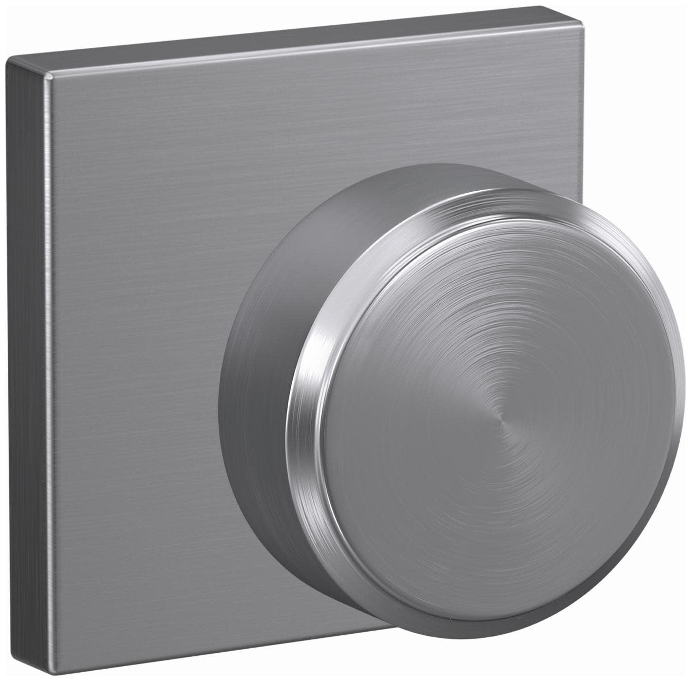 Schlage FC172SWA626COL Custom Swanson Non-Turning Two-Sided Dummy Door Knob Set - Chrome