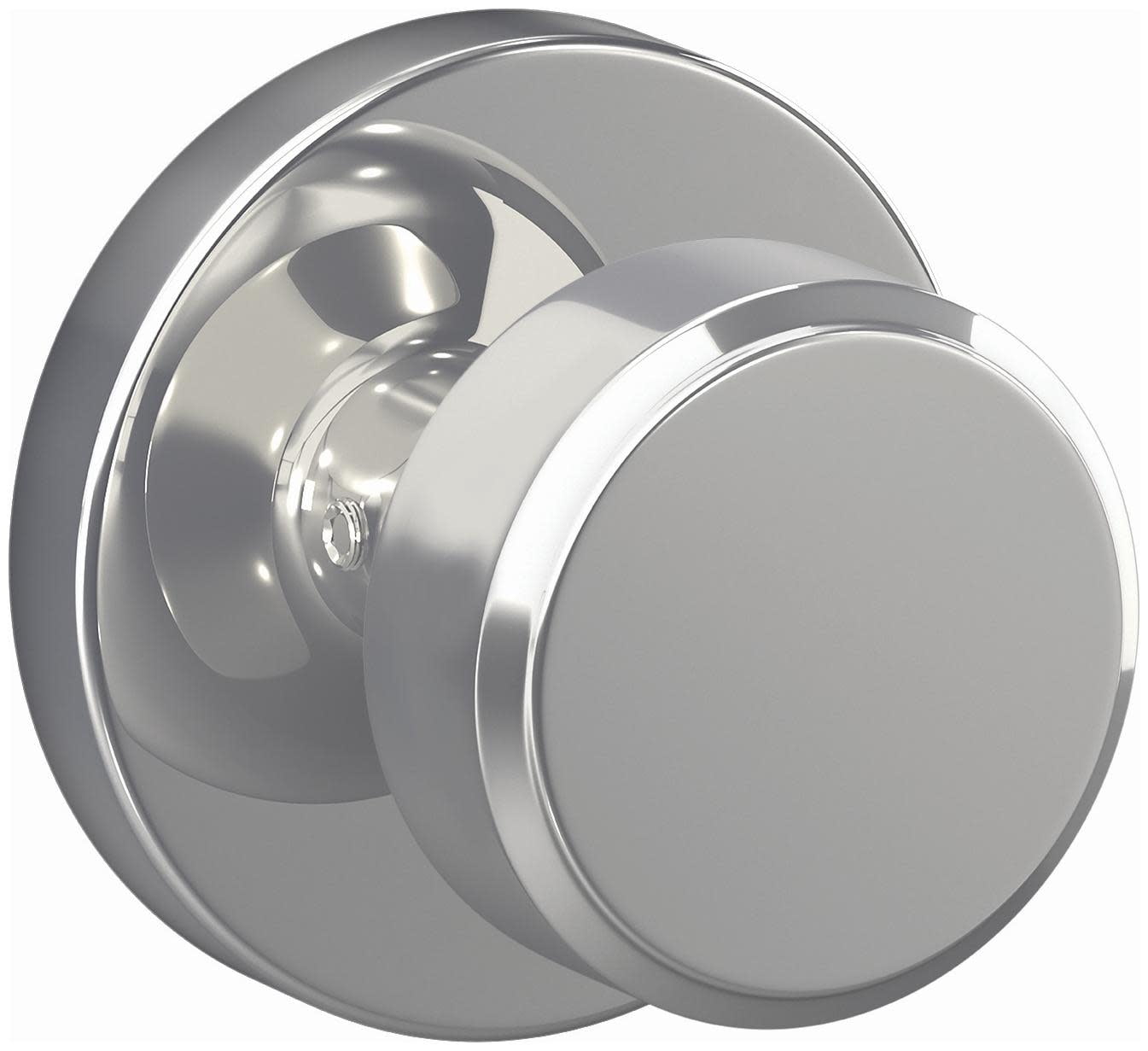 Schlage FC172SWA625HOW Custom Swanson Non-Turning Two-Sided Dummy Door Knob Set - Chrome