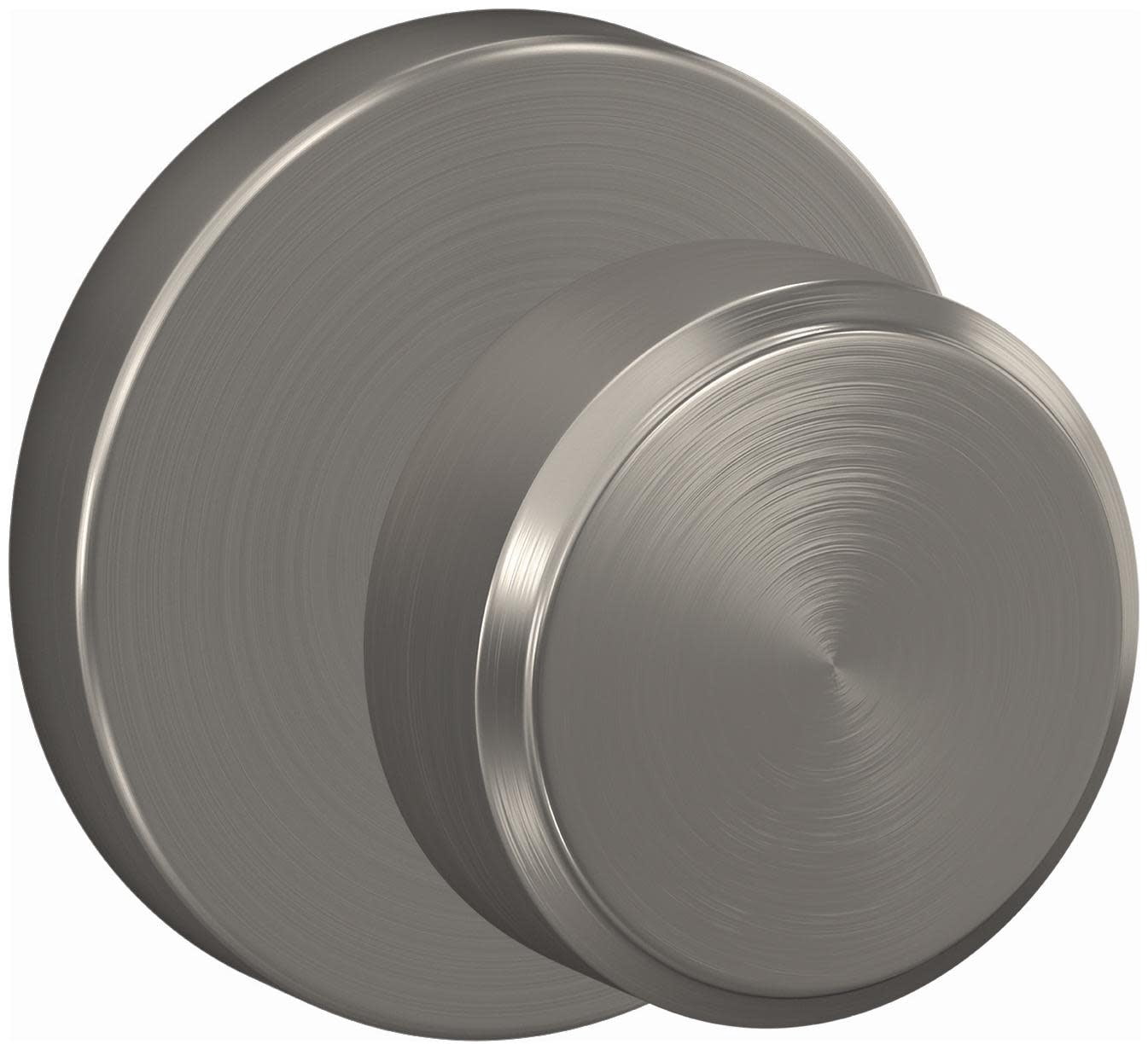Schlage FC172SWA619HOW Custom Swanson Non-Turning Two-Sided Dummy Door Knob Set - Nickel