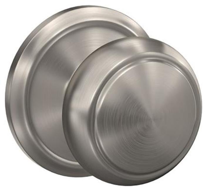 Schlage Fc21-And-Ald Custom Andover Passage & Privacy Door Knob Set - Nickel