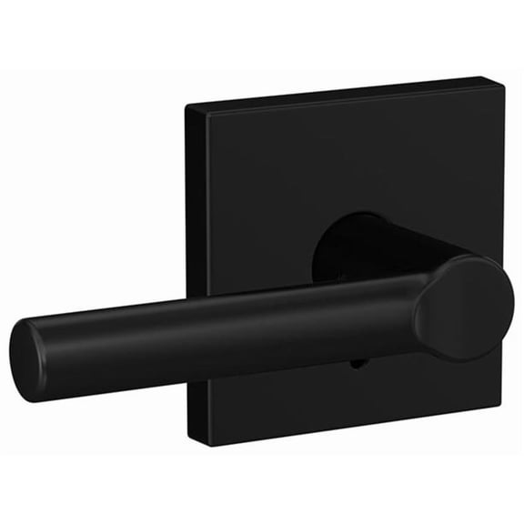 Schlage FC21BRW622COL Custom Broadway Passage & Privacy Door Lever Set - Black