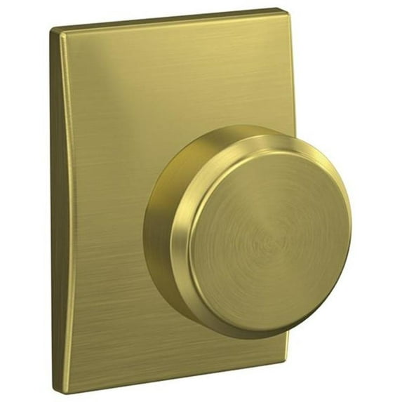 Schlage Fc21-Bwe-Cen Custom Bowery Passage & Privacy Door Knob Set - Brass