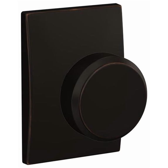 Schlage FC21BWE716CEN Custom Bowery Passage & Privacy Door Knob Set - Bronze