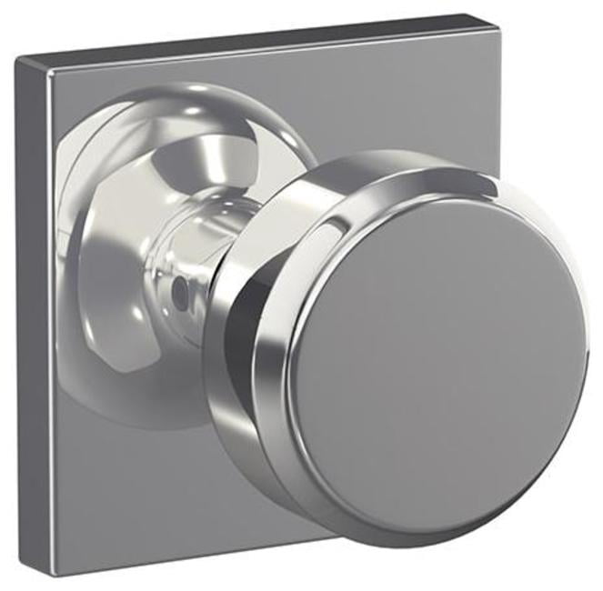 Schlage FC21BWE625COL Custom Bowery Passage & Privacy Door Knob Set - Chrome