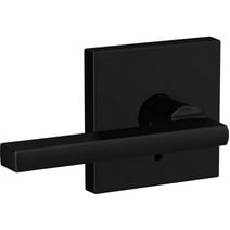 Schlage Fc21-Lat-Col Custom Latitude Passage & Privacy Door Lever Set - Black