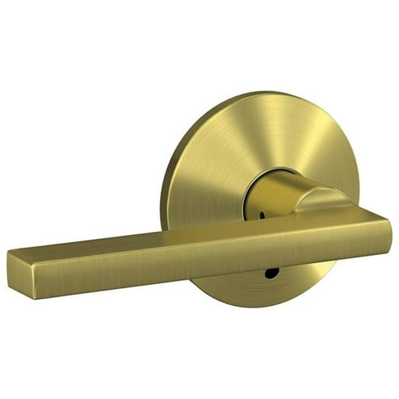 Schlage Fc21-Lat-Kin Custom Latitude Passage & Privacy Door Lever Set - Brass