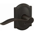 thumbnail image 1 of Schlage Fc21-Pen-Cam Custom Pennant Passage Or Privacy Door Lever Set - Bronze, 1 of 7