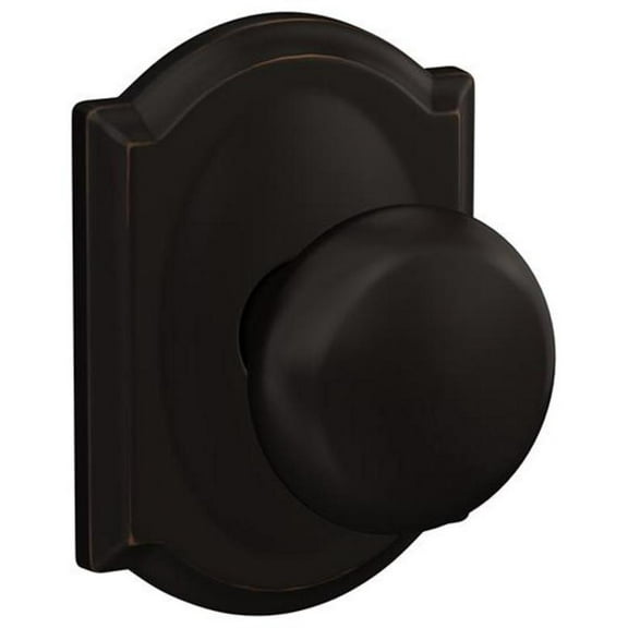 Schlage Fc21-Ply-Cam Custom Plymouth Passage & Privacy Door Knob Set - Bronze