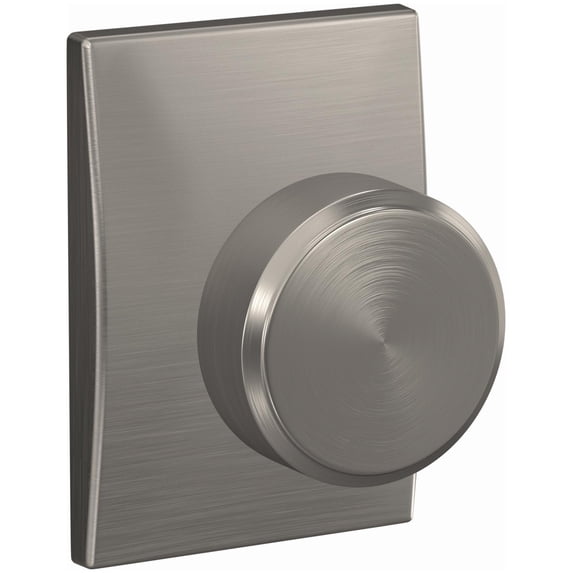 Schlage FC21SWA619CEN Custom Swanson Passage Or Privacy Door Knob Set - Nickel
