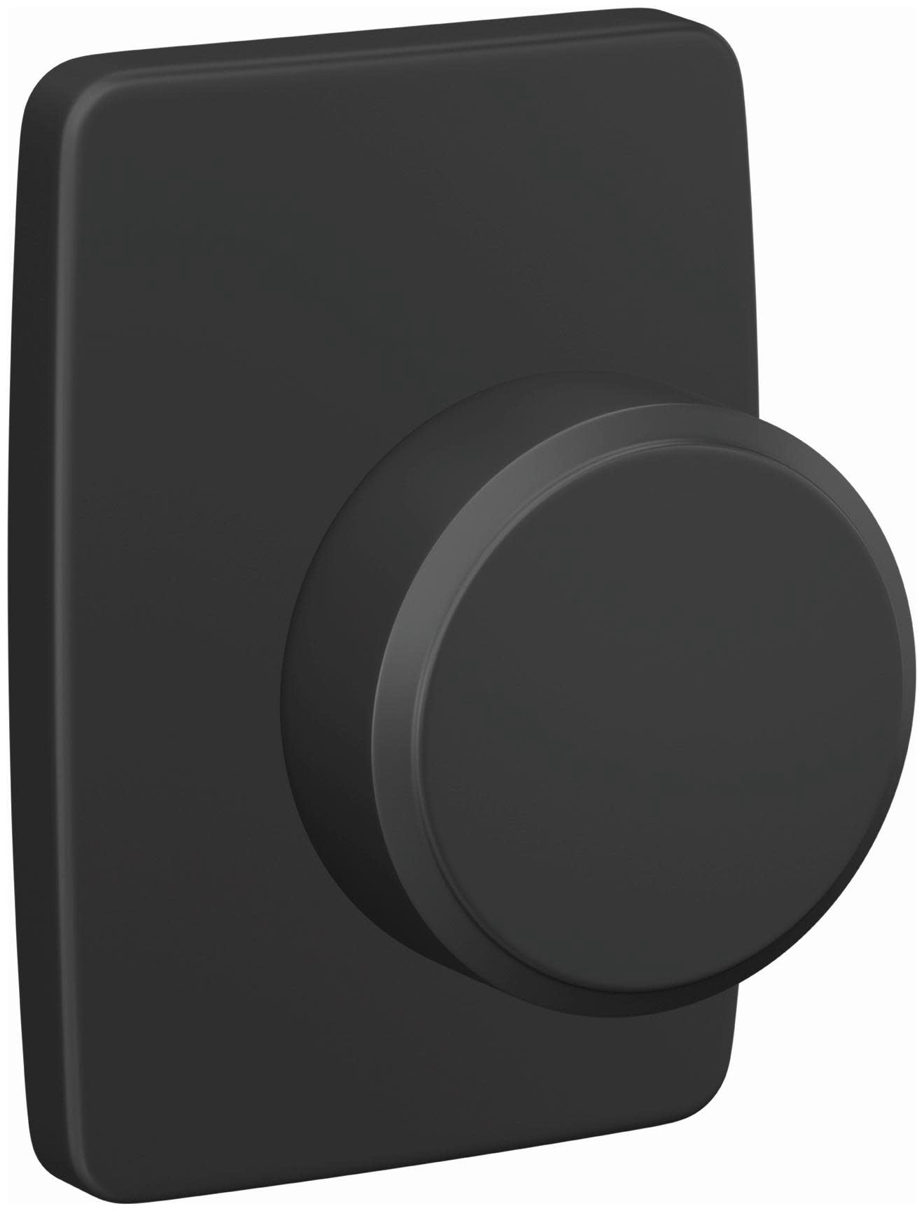 Schlage FC21SWA622GEE Custom Swanson Passage Or Privacy Door Knob Set - Black