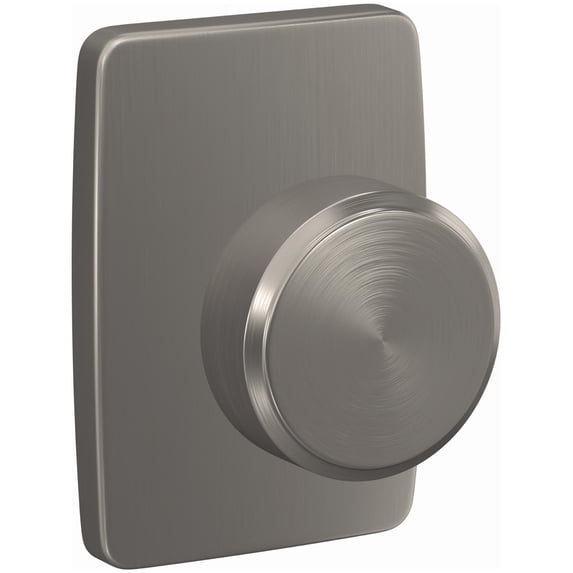 Schlage Fc21-Swa-Gee Custom Swanson Passage Or Privacy Door Knob Set - Nickel