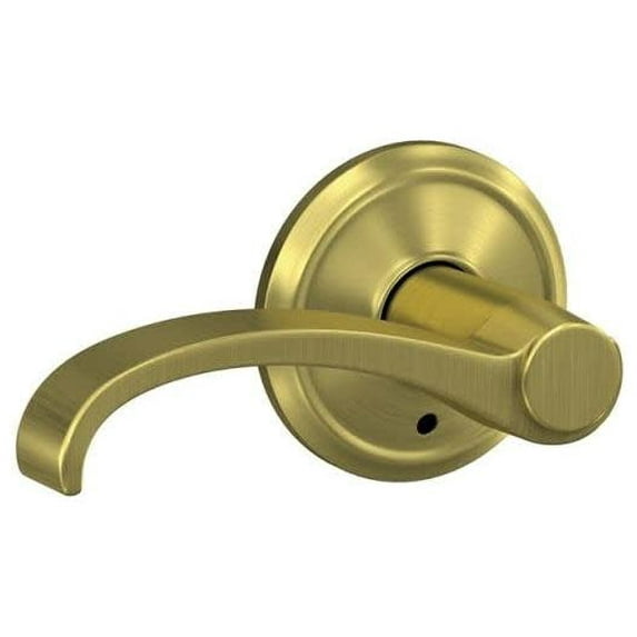 Schlage Fc21-Wit-Ald Custom Whitney Passage & Privacy Door Lever Set - Brass