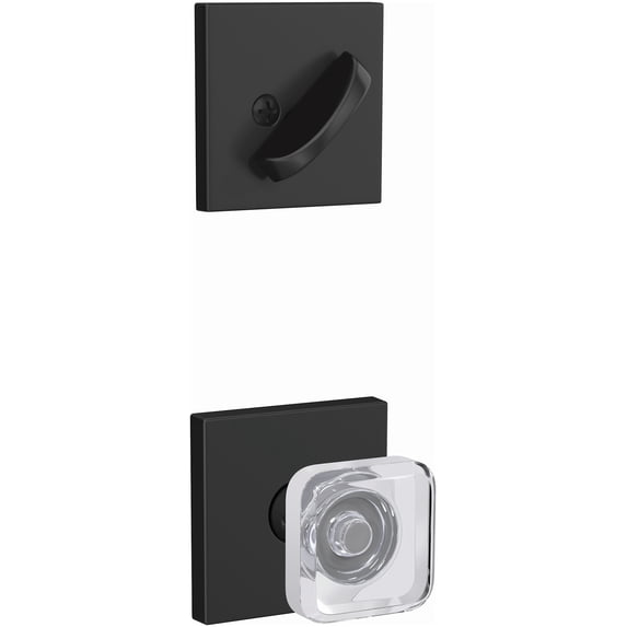 Schlage FC59KYL622COL Custom Single Cylinder Keyed Entry Interior Only Pack - Black