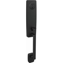 Schlage Fct58-Gee Custom One Piece Single Cylinder Keyed Entry Handleset - Black