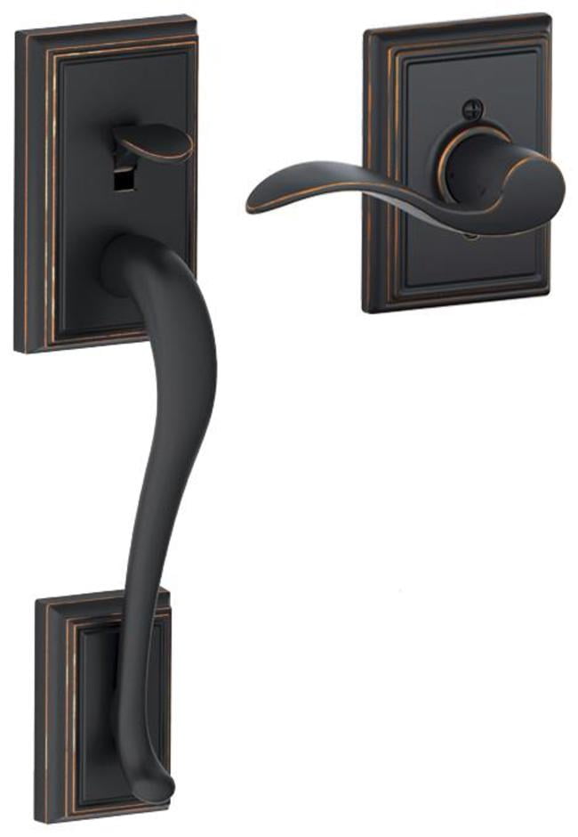Addison Handke Schlage FE285ADD716ACCADDRH Addison Lower Handle For Schlage Deadbolts ...