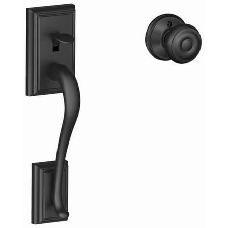 Schlage Fe285-Add-Geo Addison Lower Handle Set For Schlage Deadbolts - Black