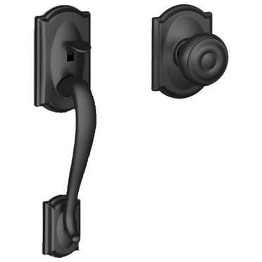 Schlage Fe285-Cam-Geo-Cam Fe Series Camelot Lower Handle Set For Schlage Deadbolts - Black