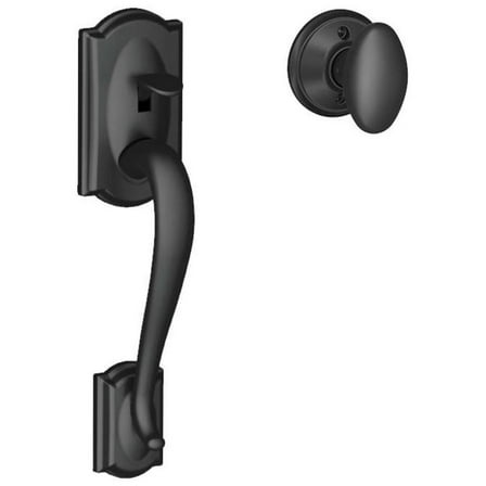 Schlage Fe285-Cam-Sie Camelot Lower Handle Set For Schlage Deadbolts - Black