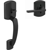 Schlage Fe285-Grw-Lat-Grw Greenwich Lower Handleset - Black