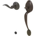 thumbnail image 1 of Schlage Fe285-Ply-Acc-Rh Right Handed Front Entry Handleset - Bronze, 1 of 2