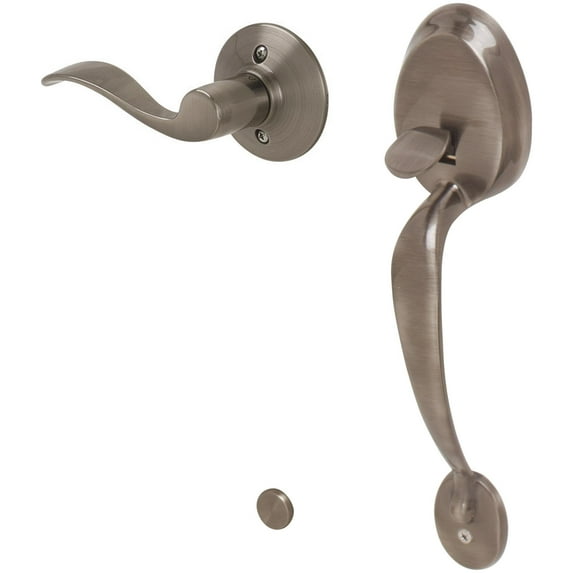 Schlage Fe285-Ply-Acc-Rh Right Handed Front Entry Handleset - Grey