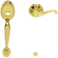thumbnail image 1 of Schlage Fe285-Ply-Fla-Lh Plymouth Lower Handleset For Schlage Deadbolts - Brass, 1 of 5