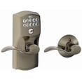 thumbnail image 1 of Schlage FE575 CAM 620 Acc Camelot Keypad Entry with Auto-Lock and Accent Levers, Antique Pewter, 1 of 5