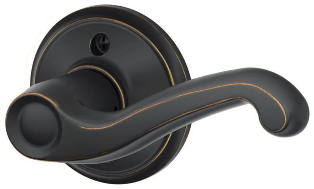 Schlage Avanti Right-Handed Decorative Lever - Antique Pewter, Non-Turning Trim, F170 AVA 620 RH