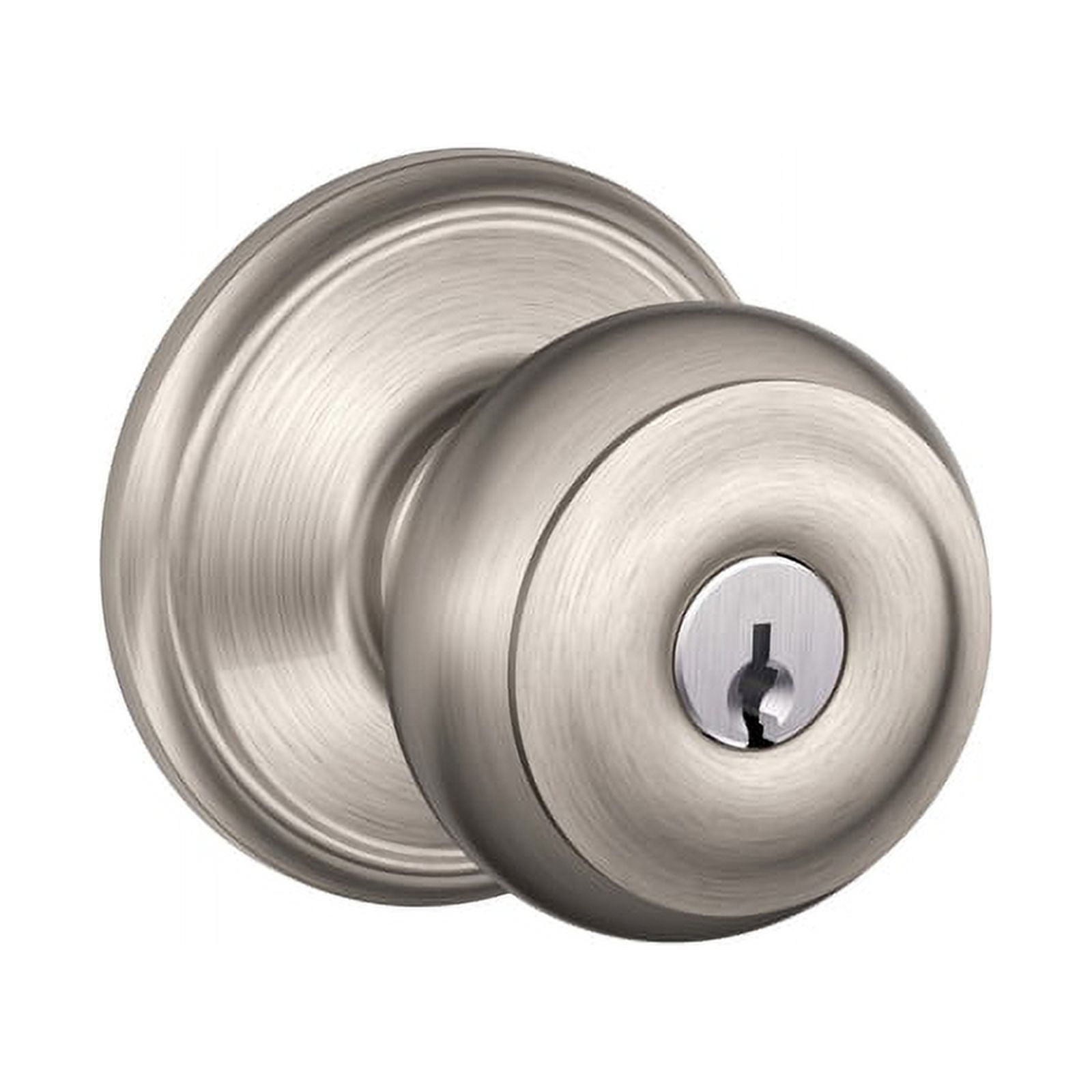 Schlage Georgian Satin Nickel Entry Lockset 1-3/4 in. - Walmart.com