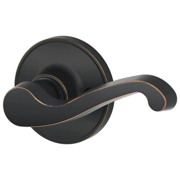 Schlage J Dexter by Schlage Aged Bronze Right-Handed Dummy Door Lever