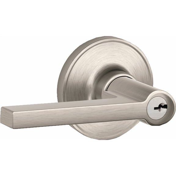 Schlage J-Series Dexter Solstice Entry Door Lever Lockset - Pack of 2 Residential Use, Standard Application