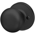 thumbnail image 1 of SCHLAGE J170STR622 J170-STR Stratus Non-Turning One-Sided Dummy Door Knob with Round Rose from The J Series Matte Black, 1 of 1