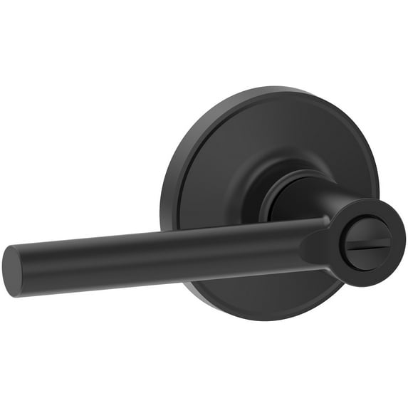 Schlage J40-Brw Broadway Privacy Door Lever Set From The J-Series - Black