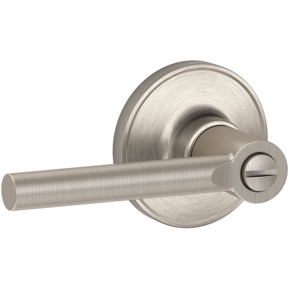 Schlage J40BRW619 Broadway Privacy Door Lever Set From The J-Series - Nickel