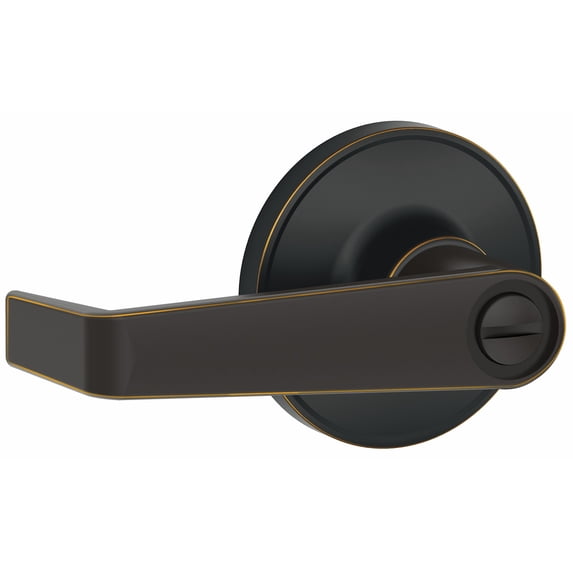 Schlage J40MAR716 Marin Privacy Door Lever Set From The J-Series - Bronze