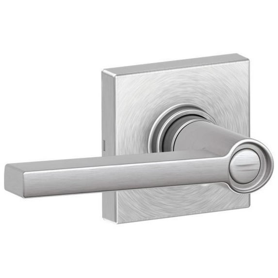 Schlage J40-Sol-Col Solstice Privacy Door Lever Set - Chrome