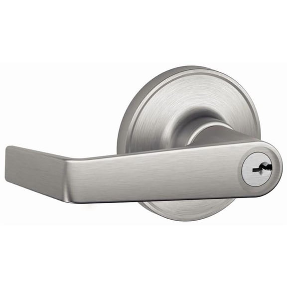 Schlage J54-Mar Marin Single Cylinder Keyed Entry Door Lever Set From The J-Series -