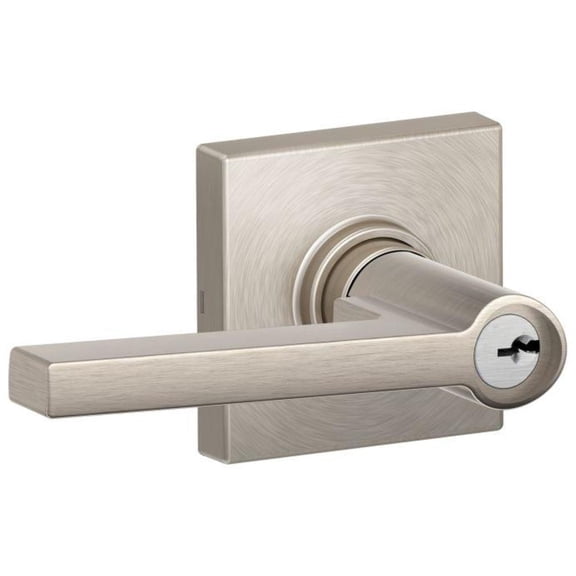 Schlage J54-SOL-COL Solstice Single Cylinder Keyed Entry Door Lever Set
