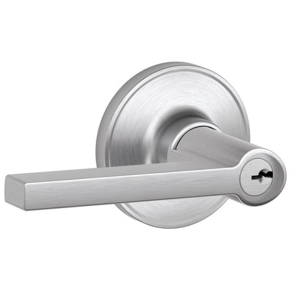 Schlage J54SOL626 Solstice Single Cylinder Keyed Entry Door Lever Set From The J-Series -