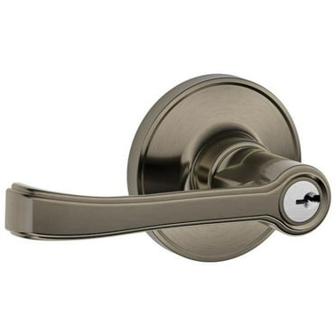 Schlage J54-Tor Torino Single Cylinder Keyed Entry Door Lever Set (Formerly Dexter) - Grey