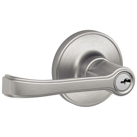 Schlage J54-Tor Torino Single Cylinder Keyed Entry Door Lever Set From The J-Series -
