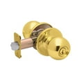 thumbnail image 1 of Schlage-J54VCNA605 Bright Brass Finished Keyed Entry Lock Corona Style Door Knob+, 1 of 2