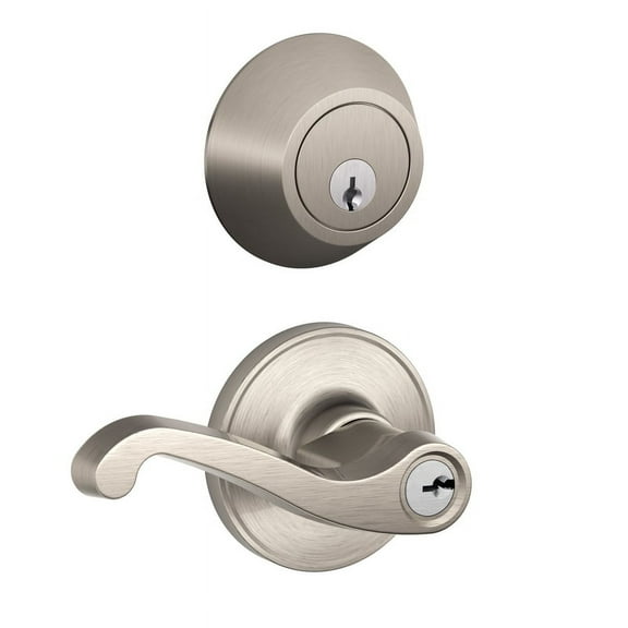 Schlage JC60VJLAS619 LaSalle Keyed Entry Lever and Deadbolt Combo
